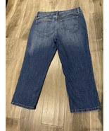 St Johns Bay Capri Jeans Size 6 - Womens Straight Fit Denim Semi Stretch... - £14.76 GBP