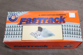 Lionel 6-12059 O FasTrack Earthen Bumpers (Pack of 2) Box MINT JB - £13.92 GBP