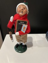 Vintage Byers Choice Christmas Carolers 1988 Traditional 10” Male Figurine - £27.69 GBP