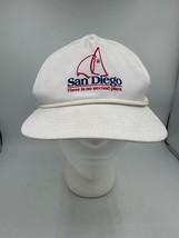 Vintage San Diego California Snapback Hat Baseball Cap Travel Destinatio... - $17.34