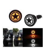 For 2007-18 Jeep Wrangler JK LED Smoke Turn Signal Lights Five Star Styl... - $24.74