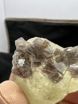 Calcite crystals with fluorite rare miniature mineral specimen crystals clusters - £14.24 GBP