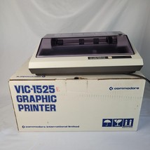 Vintage Commodore VIC-1525 Graphic Printer Powers On Parts Only - $49.49