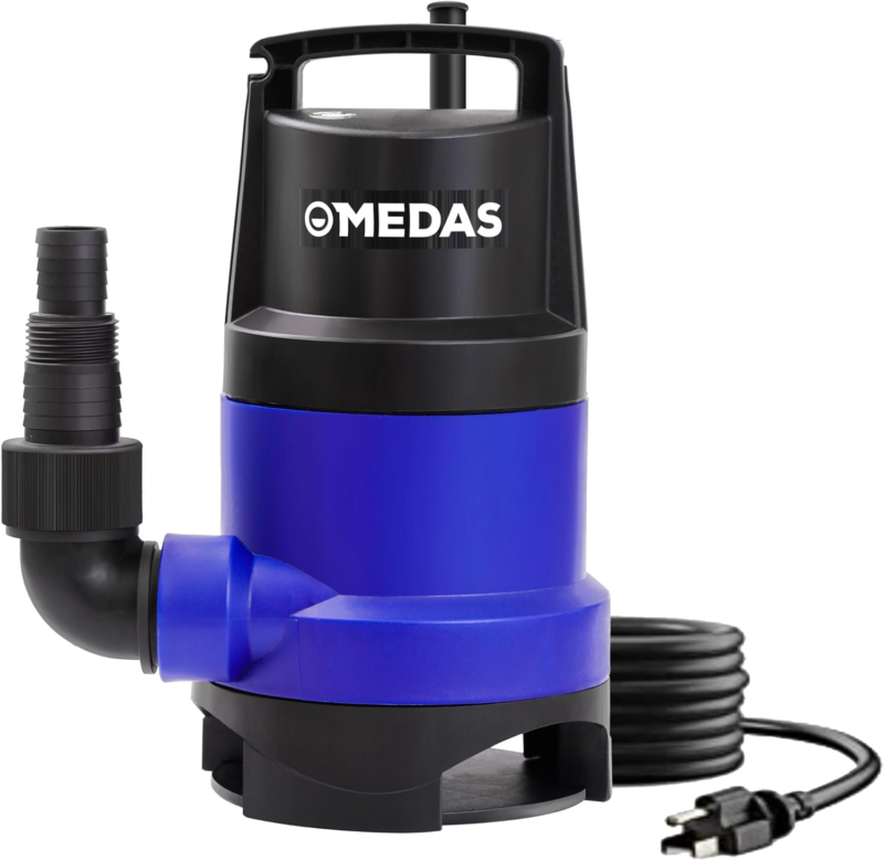 Sump Pump Submersible Clean/Dirty Water Pump Portable Utility Pump with ... - $95.10