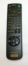 Sony # RMT-V203 TV VCR AV Remote Control ~ OEM ~ Excellent Used Condition - $18.99
