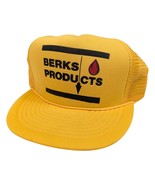 Vintage School Bus Yellow Snapback Hat Berks Products Cap - $16.48