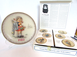 Hummel 273 10th Annual Plate School Girl 1980 Bas Relief Boxed Collector... - $110.10 MXN