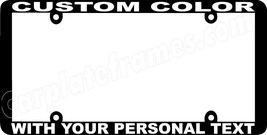 White Lettering Thin Style Custom Personalized Color License Plate Frame - £6.27 GBP
