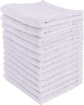 12 Pack Utopia Towels 600 GSM Premium Cotton White Washcloth Set 12 x 12 Inches - £28.76 GBP