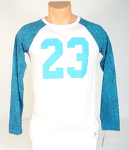 Nike Jordan Jumpman 23 Blue &amp; White Long Sleeve Tee T Shirt Youth Boys NWT - £39.30 GBP