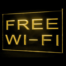 130038B Free Wi-Fi Internet Access Cafe Lounge Public Display LED Light Sign - $21.99