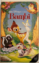 Bambi VHS Black Diamond The Classics Walt Disney (VHS, 1997) - £11.82 GBP