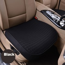 Full Tightly Surrounded Car Seat Cover Flax Seat Cushion Linen Fabric Auto Chair - £84.84 GBP
