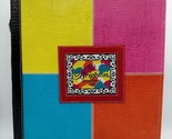 Vintage Brighton Collectibles 2000 Colorful Leather 3 Ring Notebook Cover - $19.34