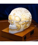 Wicca Astrology Zodiac Skull LED Night Light Statue With USB Charging Wo... - $137.33 CAD