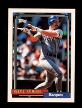 1992 TOPPS #55 RAFAEL PALMEIRO NMMT RANGERS - $2.44