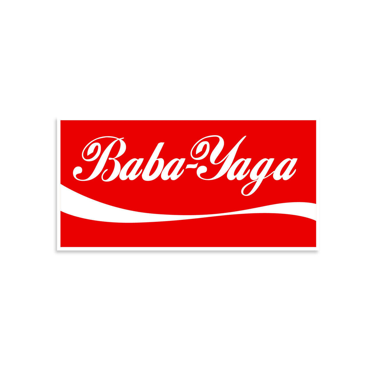 Baba Yaga Coca Cola Vinyl Sticker - £2.22 GBP