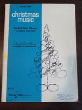 Christmas Music Level One by David Carr Glover &amp; Louise Garrow sheet mus... - $39.48