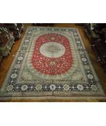 Traditional red blue Rug 11x15 New Silk Rug Fine Woven PIX-23654 - £3,118.66 GBP