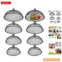 Durable 8-Piece Food Cover Set – Versatile 14" to 10" Outdoor and Kitche... - $74.20