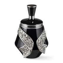 Stelaire Decorative Jewelry Box, 14&quot; Tall, Black/Silver - $104.99