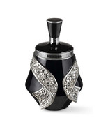 Stelaire Decorative Jewelry Box, 14&quot; Tall, Black/Silver - $142.38 CAD