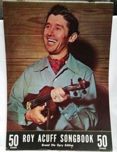 ROY ACUFF / ORIGINAL 1945 SONG FOLIO / SOUVENIR PROGRAM - VG CONDITION - £15.40 GBP