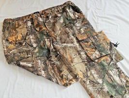 Realtree Xtra Cargo Pants Big Mens 3xl Camo Jeans NEW Camouflage Hunting Bib - £29.44 GBP