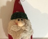 Vintage Santa Claus Head Christmas Decoration Holiday Ornament - $6.92