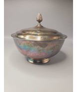 Reed and Barton Silverplate Paul Revere Bowl with Lid 104 - £21.33 GBP