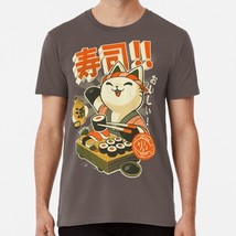 Sushi Chef Cat Funny Restaurant Kitty Japanese Food S to 5XL Made in USA T-Shirt - £17.60 GBP