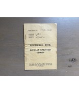 Palestine Document Discharge Book Locally Enlisted Troops 1946 - $355.08 MXN