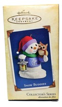 Hallmark Snow Buddies Snowman &amp; Owl Keepsake Ornament 2005 Christmas Tre... - £14.37 GBP