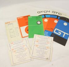 GT CN Canadian National Railways Time Table 1966-1969 and Breakfast Card... - $24.49