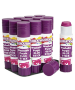 Small Washable Disappearing Purple Glue Sticks Non Toxic &amp; Acid Free (Se... - $16.53 CAD