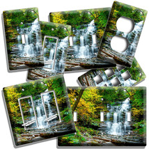 Forest Waterfall Cascade Nature Wonder Light Switch Outlet Wall Plate Room Decor - £8.76 GBP+