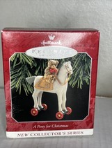 Hallmark Keepsake Ornament A Pony For Christmas 1998 First in Series with Box - £7.70 GBP