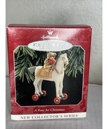 Hallmark Keepsake Ornament A Pony For Christmas 1998 First in Series wit... - $180.48 MXN