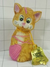 Critter Bells Cat / Kitten with ball of yarn Collector Bell  JASCO  #363 - £5.54 GBP