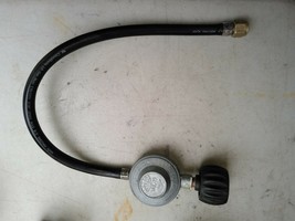 9JJ90 PROPANE REGULATOR &amp; HOSE, VERY GOOD CONDITION - £9.53 GBP