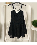 Charlotte Russe night hunter Green Black trimmed lace skater Dress Size ... - $320.24 MXN