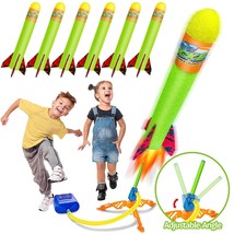 Rocket Launcher For Kids, Outdoor Games Toys, Launch Up To 120+Ft, With Stomp La - £22.21 GBP