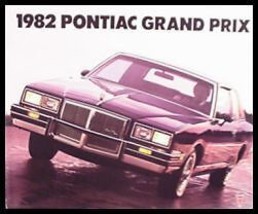 1982 Pontiac Grand Prix Deluxe Brochure - £6.42 GBP
