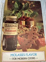 Grandma&#39;s West Indies Molasses Flavor For Modern Cooks 1967 RECIPES - $10.00