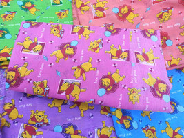 LOT 1 set 5pcs fat quarters Pooh Bee Fun Balloon Quilting Fabric NEW - £23.65 GBP