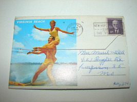 1961 Virginia Beach Souvenir Postcard Folder Photo Set - £10.35 GBP