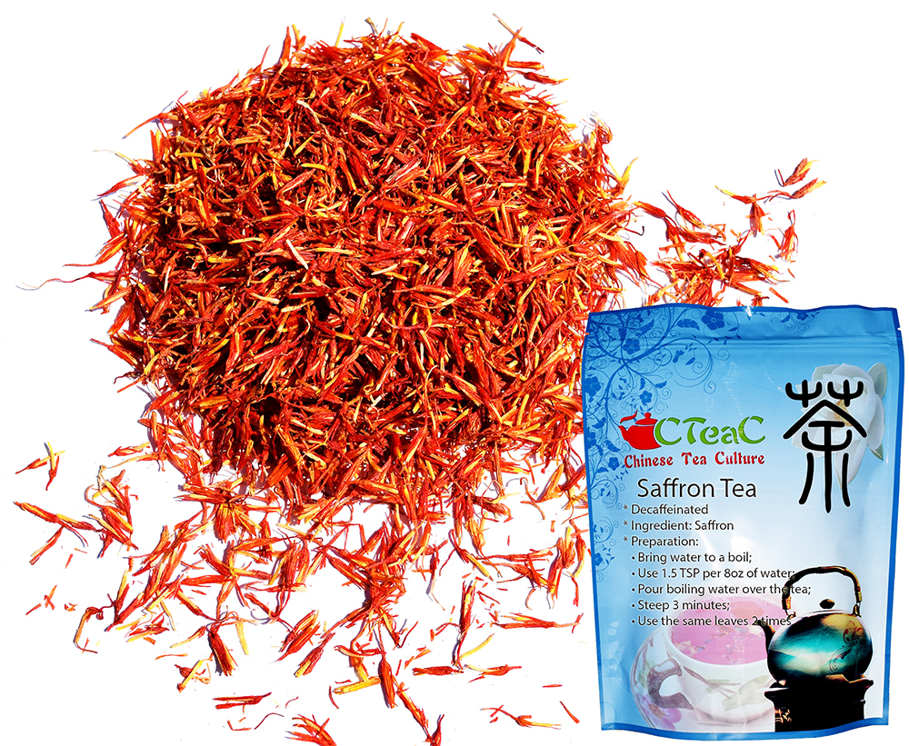 Saffron Tea, Decaffeinated, Herbal Tea, Loose Leaf Tea - $9.99 - $38.88