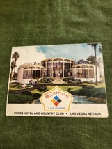 Dunes Hotel and Country Club Golf card Las Vegas History Filled out - £30.56 GBP