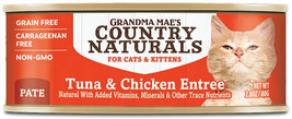 Grandma Mae&#39;s Country Naturals Grain Free Pate Wet Cat &amp; Kitten Food Tuna &amp; Chic - £61.26 GBP