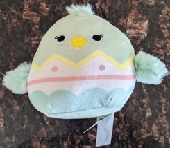 5&quot; Justine the Baby Blue Bird Chick in an Easter Egg Squishmallow No Tag - £5.42 GBP